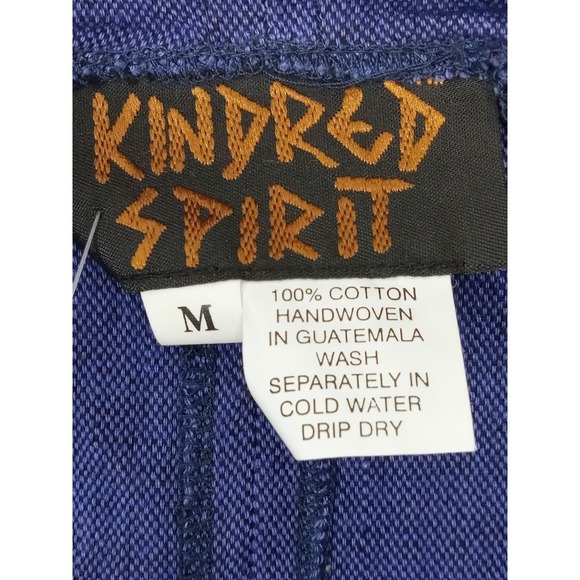 Kindred Spirit Dress Womens M Guatemala Handwoven Sleeveless Fringed Minimalist - Picture 3 of 12